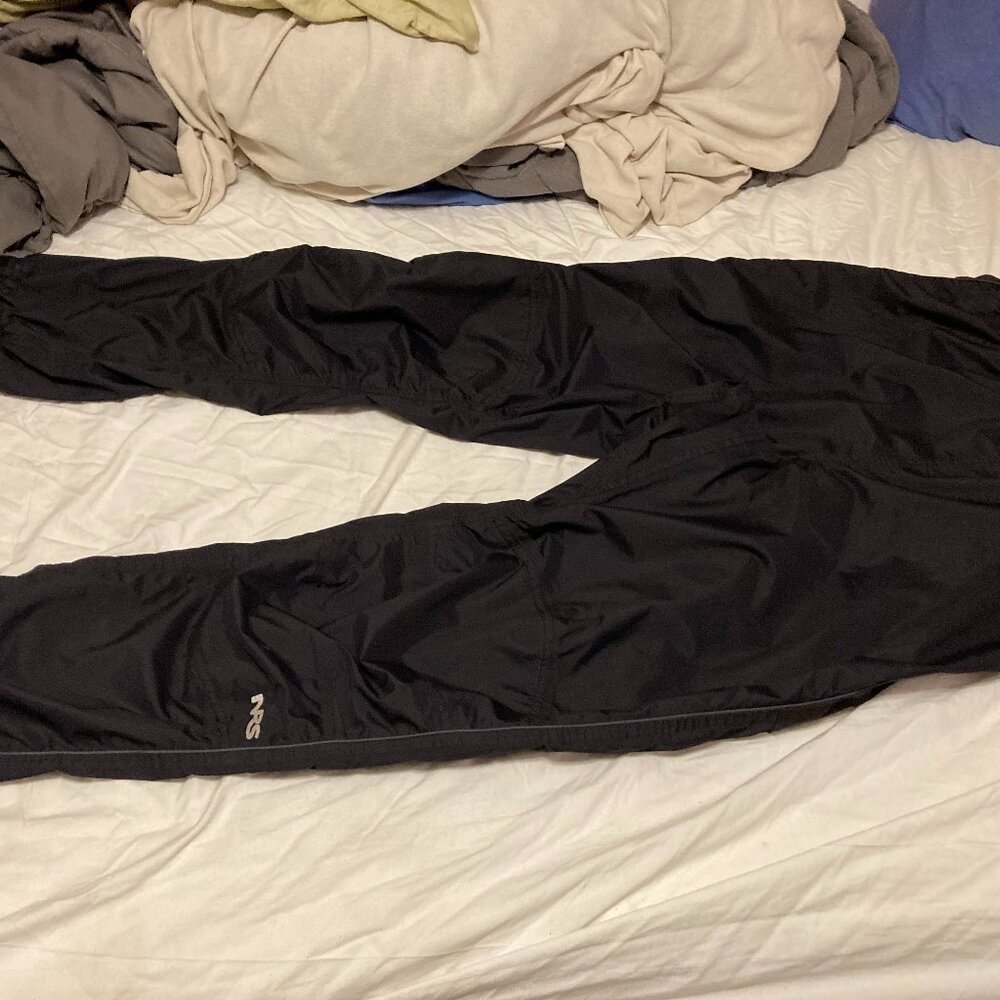 NRS Men's Endurance paddle Pants Water Resistant Hyprotex SZ L , NEEDS STITCHES